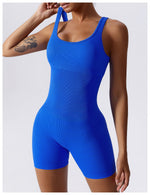SculptFit Ribbed Seamless Yoga Bodysuit