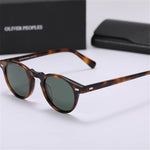 Gregory Peck Yellow Sunglasses Vintage Polarized Sunglasses Women Sun Glasses Round Sunglasses Men Woman Glasses
