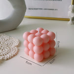 Modern Home Decoration Big Cube Bubble Candle Soy Wax Aromatherapy Scented Candles Home Decorative Candles Birthday Gift