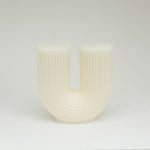 Wholesale Home decorative candle U-Shaped geometric scented candles Ins popular rainbow bridge room decor aroma candles decor