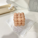 Modern Home Decoration Big Cube Bubble Candle Soy Wax Aromatherapy Scented Candles Home Decorative Candles Birthday Gift