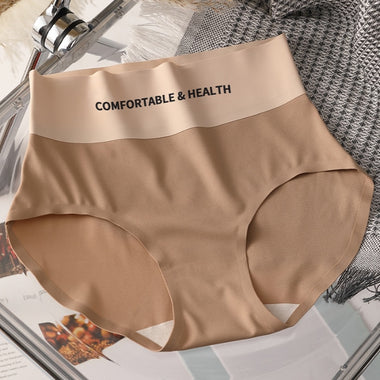 Invisible Panties Women Seamless Briefs Female Underpants Ultra-thin Underwear High Rise Panties Solid Comfy Lingerie Ice Silk