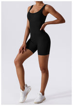SculptFit Ribbed Seamless Yoga Bodysuit