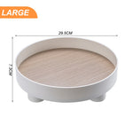 Modern Decorative Tray Home Decor Vase Storage Organizer Box Table Aromatherapy Candlestick Round Stand Office Desktop Decor