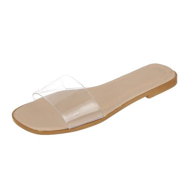 Summer Slipper Women Shoes Ladies Transparent Slides Sandals Womens Shoes New Fashion Design Beach Flat Shoes Female Slippers