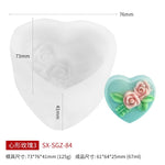 3D DIY Rose Peony Flowers Mould Cold Dishes Cake Flipping Candles Scented Candles Handmade Valentine's Day Soap Silicone Mold