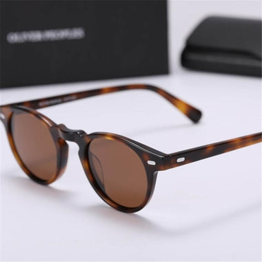 Gregory Peck Yellow Sunglasses Vintage Polarized Sunglasses Women Sun Glasses Round Sunglasses Men Woman Glasses