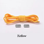 Semicircle No Tie Shoelaces Elastic Shoe laces Sneakers shoelace Metal Lock Lazy Laces for Kids and Adult One size fits all shoe
