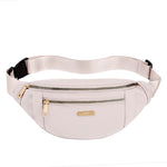 Women's Oxford fanny pack adjustable buckle with zipper color waist pack