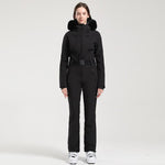 2023 New One-Piece Ski Suit Women Warm Outdoor Snowboard Jacket Overalls Ski Set Jumpsuits Windproof Waterproof Winter Clothing