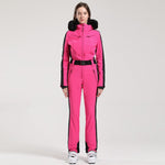 2023 New One-Piece Ski Suit Women Warm Outdoor Snowboard Jacket Overalls Ski Set Jumpsuits Windproof Waterproof Winter Clothing