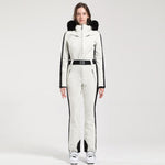 2023 New One-Piece Ski Suit Women Warm Outdoor Snowboard Jacket Overalls Ski Set Jumpsuits Windproof Waterproof Winter Clothing
