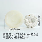 3D DIY Rose Peony Flowers Mould Cold Dishes Cake Flipping Candles Scented Candles Handmade Valentine's Day Soap Silicone Mold