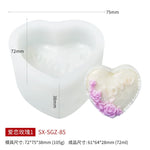 3D DIY Rose Peony Flowers Mould Cold Dishes Cake Flipping Candles Scented Candles Handmade Valentine's Day Soap Silicone Mold