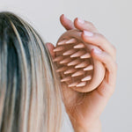 Silicone Scalp Brush Scrubber Massager for Hair Growth Head Massager Scalp Handheld Hair Cleaning Comb Scalp Exfoliator