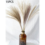 Artificial Pampas Grass Fake Flowers Bunny Tail Grass Furry Plants for Home Decor Wedding Desk Decoration