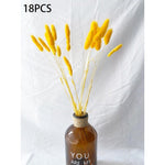 Artificial Pampas Grass Fake Flowers Bunny Tail Grass Furry Plants for Home Decor Wedding Desk Decoration