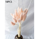 Artificial Pampas Grass Fake Flowers Bunny Tail Grass Furry Plants for Home Decor Wedding Desk Decoration