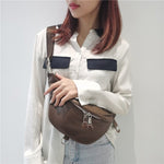 BRIGGS Belt Bag Waist Packs For Women Designer Brand Luxury Bag Quality Female Genuine leather Bag Fanny Pack Bags For Women