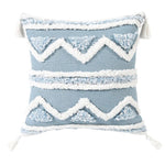 Bohemian Macrame Tufted Tassel Long Pillow Case Textured Fringe Cushion Cover P82C