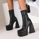 Brand Design Sexy Party Thigh High Boots Women Street Platform Female High Heels Punk Over The Knee Boots Shoes For Woman 2022