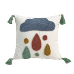 Decoration Throw Cushion Cover Pink Pillow Cover Rainbow 30x50cm/45x45cm Tufted Diamond Bohemian Macrame Pillowcase