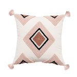 Decoration Throw Cushion Cover Pink Pillow Cover Rainbow 30x50cm/45x45cm Tufted Diamond Bohemian Macrame Pillowcase