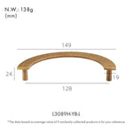 Dooroom Brass Furniture Handles Modern Hammered Round Hexagon Pulls Wardrobe Dresser Cupboard Cabinet Drawer Wine Bar Knobs