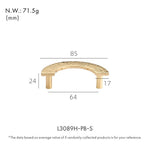 Dooroom Brass Furniture Handles Modern Hammered Round Hexagon Pulls Wardrobe Dresser Cupboard Cabinet Drawer Wine Bar Knobs