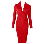 Vortex Temptation Bodycon Midi Dress