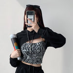 Hoodies Womens Spring Hot Sexy Ladies Loose Leisure Fit European Style Trendy Solid New Chic All-match Simple Soft Daily Design