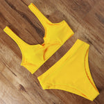 Leopard High Waist Bikini 2020 Women Bikini Push Up Tie Dye Swimsuit Female Plus Size Swimwear Women Micro Biquini Beachwear