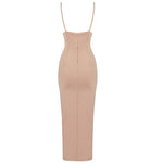 Bandage Women Dress 2020 New Summer Sexy Party Club Elegant Bodycon Bandage Dress Spaghetti Strap Ladies Clothes