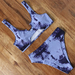 Leopard High Waist Bikini 2020 Women Bikini Push Up Tie Dye Swimsuit Female Plus Size Swimwear Women Micro Biquini Beachwear
