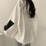 Fashion Letter Printing Hoodies Women 2023 Spring Autumn Thin Street Sports Loose Large Size Casual Hooded Pullover Womens Tops