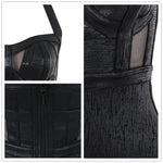 Women Bandage Dress Black Elegant Party Sexy Night Club Halter Neck Sleeveless Vestidos Bodycon Dress Ladies Clothes