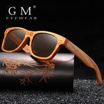 GM Natural Wood Sunglasses Polarized Wooden Sunglasses UV400 Sunglasses Bamboo Wooden Sunglasses Brand With Wooden Box S8171