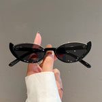 KAMMPT New in Small Cat Eye Sunglasses Women Trendy Vintage Composite Shades Eyewear Fashion Luxury Brand Designer Sun Glasses