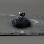 Mini Stone Shape Scented Candles Black Geometry Fragance Candle Gift Nordic Style Home Decor