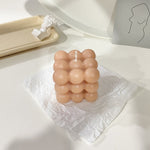 Modern Home Decoration Big Cube Bubble Candle Soy Wax Aromatherapy Scented Candles Home Decorative Candles Birthday Gift