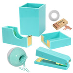 Office Supplies Gold Desk Organizer Set Rose Gold Accessories Home Office Desk Set