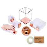 Office Supplies Gold Desk Organizer Set Rose Gold Accessories Home Office Desk Set