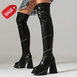 Over The Knee Boots For Women Platform High Boots Super High Chunky Heel Shoes Woman 2022 Autumn Winter Fashion Sexy Party New