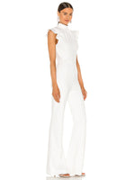 2023 New Summer Women O Neck Bandage Jumpsuits Fashion Sleeveless &Full Pants Elegant Club Celebrity Bodycon Rompers Jumpsuits