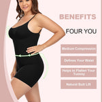 Seamless Shorts Bodysuit Women Shapewear Tummy Control Braga FajaThigh Slimmer Butt Lifter Silky Smooth Body Shaper Underwear