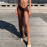 Neo Boho Mesh Midi Skirt