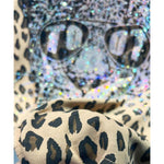 Summer Leopard Hot Diamond T-shirt Women Oversized Street Fashion Y2k Chic Pullovers Female Printed Short Sleeve Tops