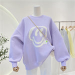 2022 Spring Women Hoodies Cartoon Embroidery Fashion Sweatshirt O-Neck Long Sleeve Pullovers Female Casual Loose Sweatshirts