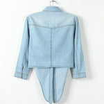 The Karl Classic Denim Canvas Collar Shirt