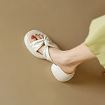 Cross Belt Waterproof Platform Thick-soled Thick-heeled Sandals Slippers Women 2023 Summer New Fashion High-heeled Beach Slides